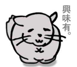 Chinchilla's short message sticker #10276763