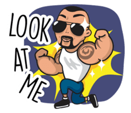 GYM LOVE: Bono & Bony sticker #10277336