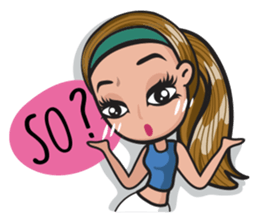 GYM LOVE: Bono & Bony sticker #10277342