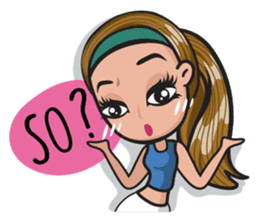 GYM LOVE: Bono & Bony sticker #10277342