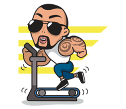GYM LOVE: Bono & Bony sticker #10277345