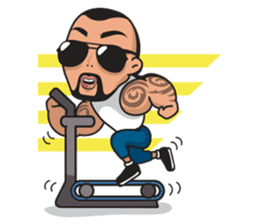 GYM LOVE: Bono & Bony sticker #10277345