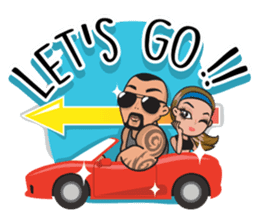 GYM LOVE: Bono & Bony sticker #10277350