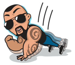 GYM LOVE: Bono & Bony sticker #10277353