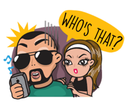 GYM LOVE: Bono & Bony sticker #10277354