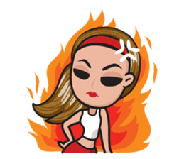 GYM LOVE: Bono & Bony sticker #10277356