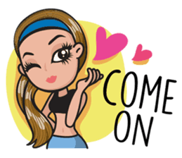 GYM LOVE: Bono & Bony sticker #10277362