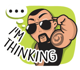 GYM LOVE: Bono & Bony sticker #10277371