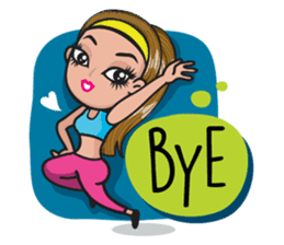 GYM LOVE: Bono & Bony sticker #10277375