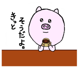 MONKEY AND PIG2 sticker #10277556