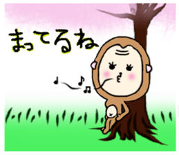 MONKEY AND PIG2 sticker #10277560