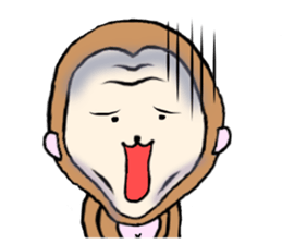 MONKEY AND PIG2 sticker #10277566