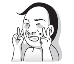 MR. WHITE FACE sticker #10277597