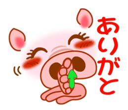 Smiley sign language of a pig ver.1 sticker #10277745