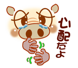 Smiley sign language of a pig ver.1 sticker #10277751