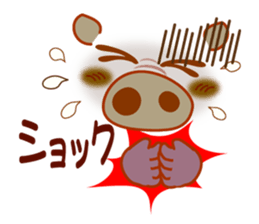 Smiley sign language of a pig ver.1 sticker #10277768