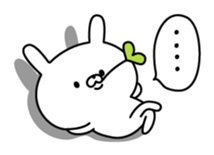 Powerful rabbit sticker #10278012