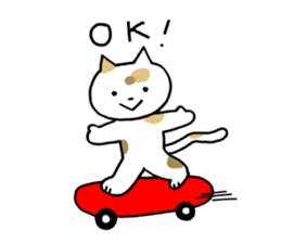 Tortoiseshell cat today sticker #10278056