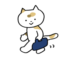 Tortoiseshell cat today sticker #10278068