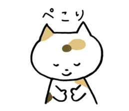 Tortoiseshell cat today sticker #10278071