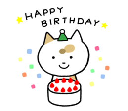 Tortoiseshell cat today sticker #10278094