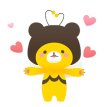 Bear " Mitsuo " sticker #10278256