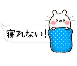 Balloon Lovely white rabbit chan sticker #10278343