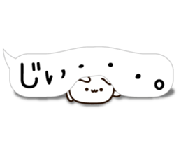 Balloon Lovely white rabbit chan sticker #10278361