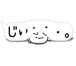 Balloon Lovely white rabbit chan sticker #10278361