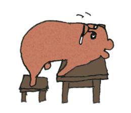 Not cute forest animals sticker #10278795