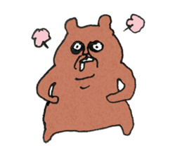 Not cute forest animals sticker #10278804