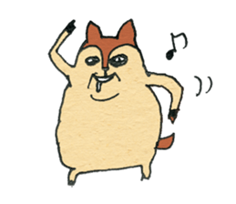 Not cute forest animals sticker #10278812