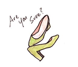 Life in heels sticker #10279299