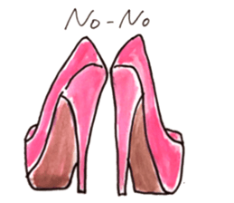 Life in heels sticker #10279304