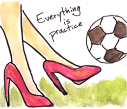 Life in heels sticker #10279309