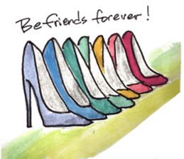 Life in heels sticker #10279318