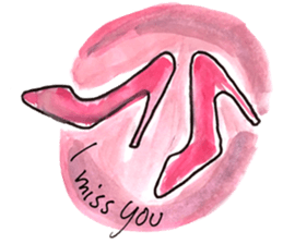 Life in heels sticker #10279319