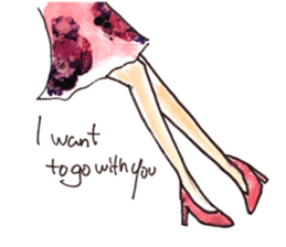 Life in heels sticker #10279320