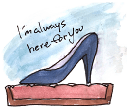 Life in heels sticker #10279321