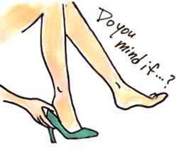 Life in heels sticker #10279327