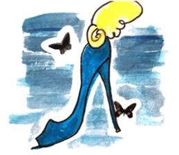 Life in heels sticker #10279331