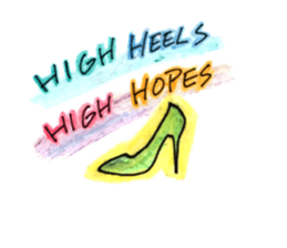 Life in heels sticker #10279332