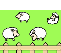 Can sheep beat a wolf? sticker #10279419