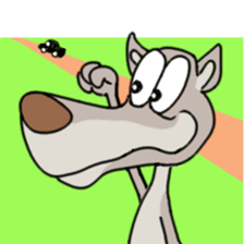 Can sheep beat a wolf? sticker #10279428