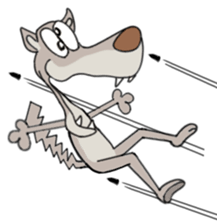 Can sheep beat a wolf? sticker #10279430