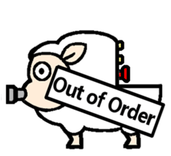 Can sheep beat a wolf? sticker #10279433