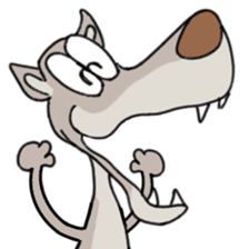 Can sheep beat a wolf? sticker #10279434