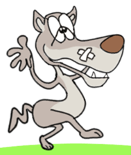 Can sheep beat a wolf? sticker #10279442