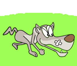 Can sheep beat a wolf? sticker #10279443