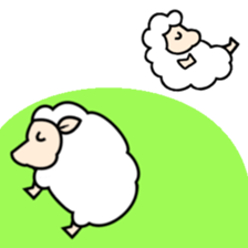 Can sheep beat a wolf? sticker #10279453